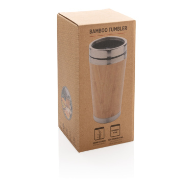 Logo trade promotional items image of: Bamboo tumbler