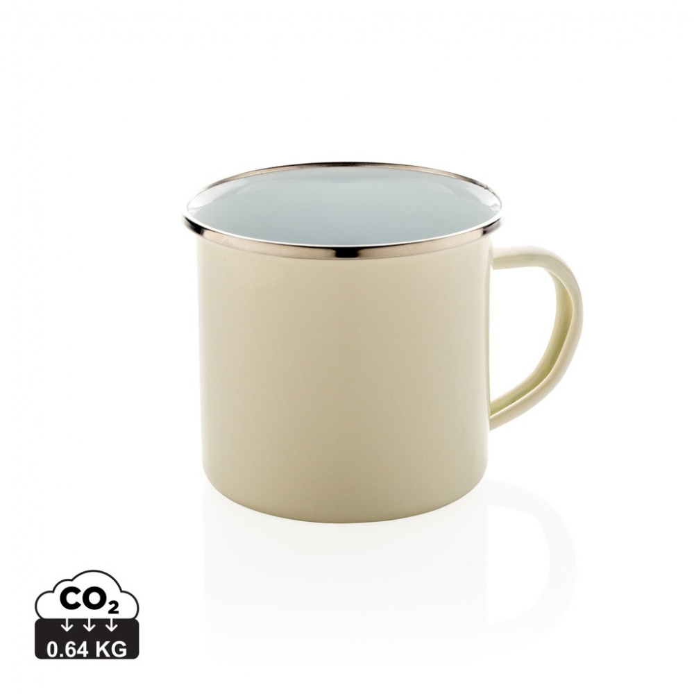 Logo trade promotional items image of: Vintage enamel mug