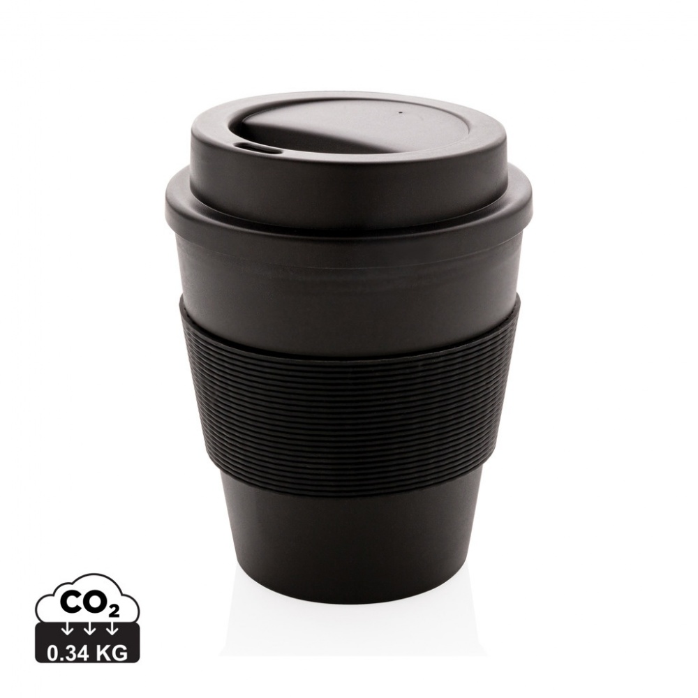 Logo trade advertising products image of: Reusable Coffee cup with screw lid 350ml