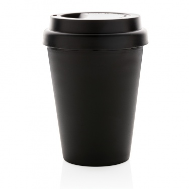Logo trade corporate gifts picture of: Reusable double wall coffee cup 300ml