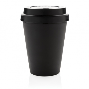 Logo trade advertising products picture of: Reusable double wall coffee cup 300ml