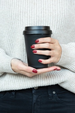 Logotrade advertising products photo of: Reusable double wall coffee cup 300ml