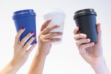 Logo trade corporate gifts image of: Reusable double wall coffee cup 300ml
