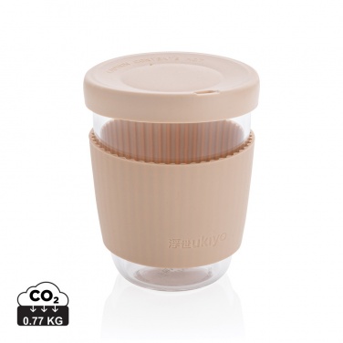 Logotrade advertising products photo of: Ukiyo borosilicate glass with silicone lid and sleeve