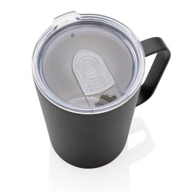 Logotrade corporate gifts photo of: RCS Recycled stainless steel modern vacuum mug with lid