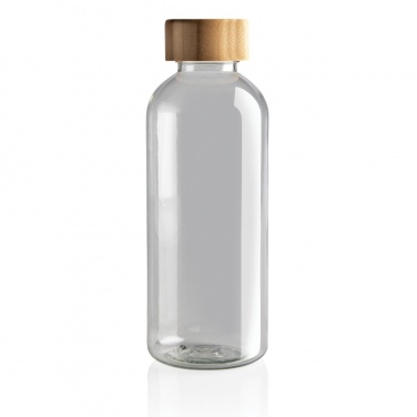 Logo trade promotional gift photo of: RCS RPET bottle with bamboo lid