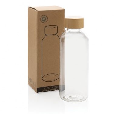 Logotrade promotional items photo of: RCS RPET bottle with bamboo lid