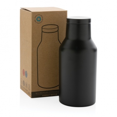 Logo trade advertising product photo of: RCS Recycled stainless steel compact bottle