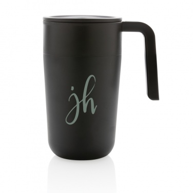 Logo trade promotional products picture of: GRS Recycled PP and SS mug with handle