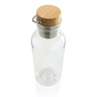 Logo trade advertising product photo of: RCS RPET bottle with bamboo lid and handle