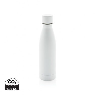 Logo trade promotional gifts image of: RCS Recycled stainless steel solid vacuum bottle