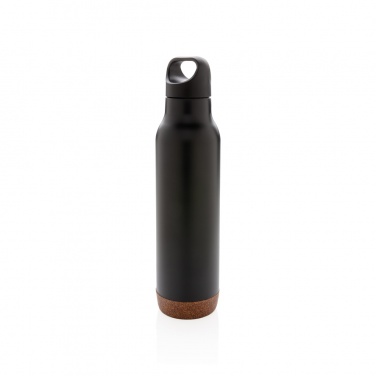 Logo trade corporate gifts image of: Cork leakproof vacuum flask