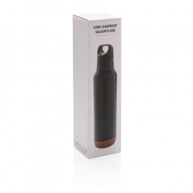 Logo trade advertising products image of: Cork leakproof vacuum flask