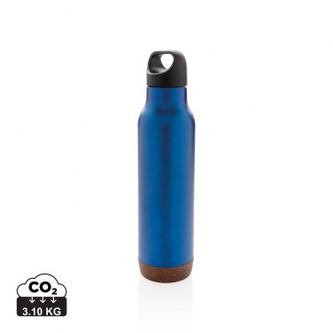 Logo trade promotional giveaways picture of: Cork leakproof vacuum flask