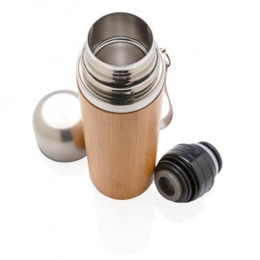 Logotrade promotional giveaways photo of: Bamboo vacuum travel flask