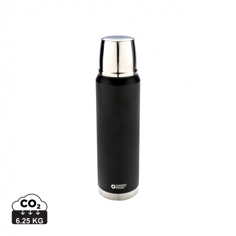 Logo trade promotional gifts image of: Swiss Peak Elite 1L copper vacuum flask