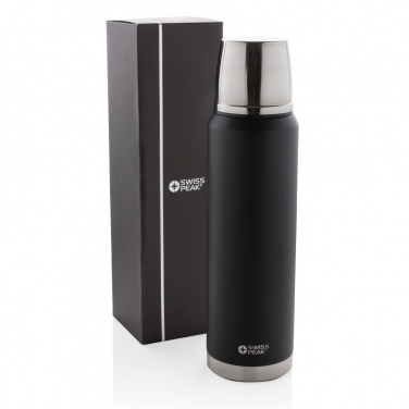 Logo trade promotional giveaway photo of: Swiss Peak Elite 1L copper vacuum flask
