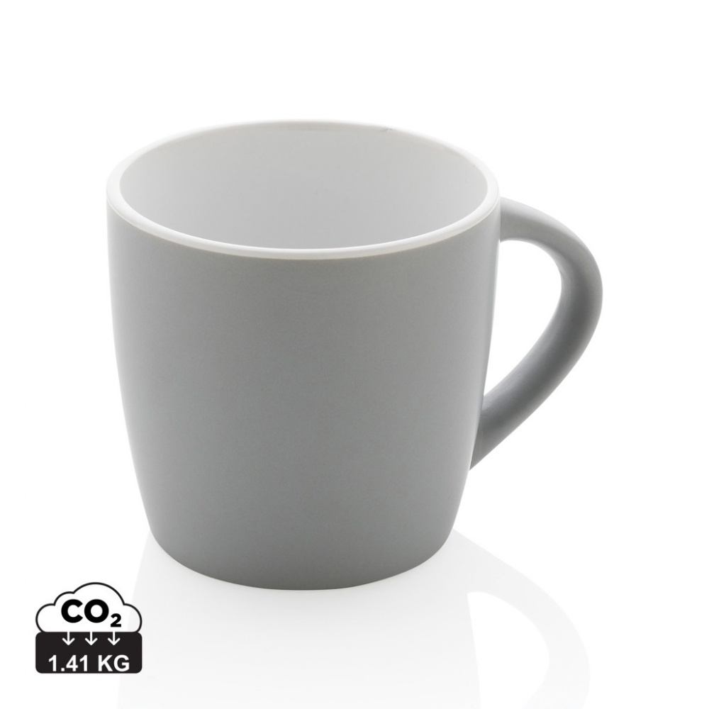 Logo trade corporate gift photo of: Ceramic mug with coloured inner 300ml