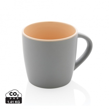 Logo trade advertising products image of: Ceramic mug with coloured inner 300ml