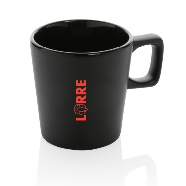 Logo trade promotional merchandise image of: Ceramic modern coffee mug 300ml