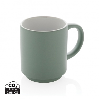 Logo trade advertising products picture of: Ceramic stackable mug 180ml