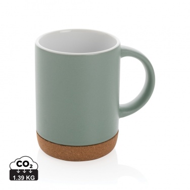 Logotrade promotional giveaways photo of: Ceramic mug with cork base 280ml
