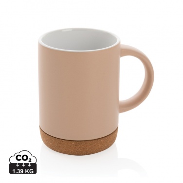 Logotrade corporate gift image of: Ceramic mug with cork base 280ml