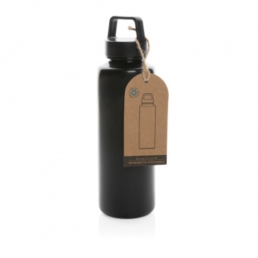 Logo trade corporate gift photo of: RCS certified recycled PP water bottle with handle
