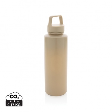 Logo trade promotional giveaways picture of: RCS certified recycled PP water bottle with handle
