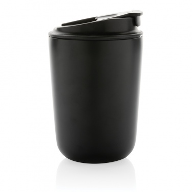 Logo trade corporate gift photo of: Cuppa RCS re-steel vacuum tumbler with lanyard