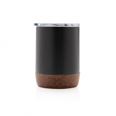 Logo trade corporate gifts image of: RCS Re-steel cork small vacuum coffee mug