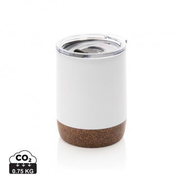 Logotrade promotional giveaway image of: RCS Re-steel cork small vacuum coffee mug