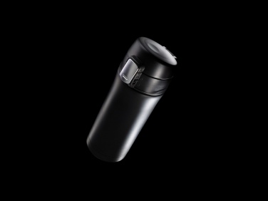 Logo trade promotional merchandise picture of: RCS Recycled stainless steel easy lock vacuum mug