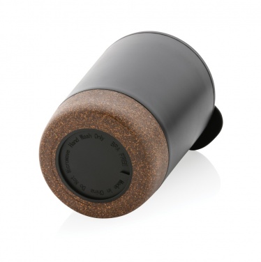 Logotrade advertising product picture of: GRS RPP stainless steel cork coffee tumbler