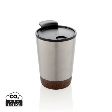 Logo trade advertising products picture of: GRS RPP stainless steel cork coffee tumbler