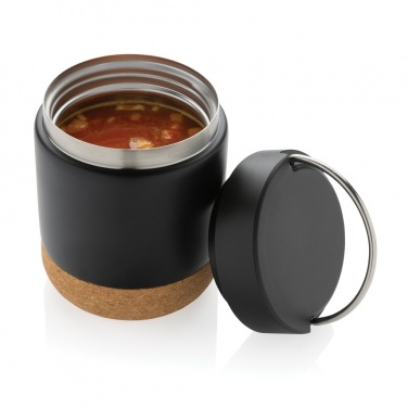 Logo trade promotional item photo of: Savory RCS certified recycled stainless steel foodflask
