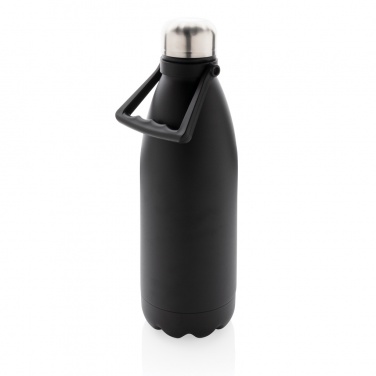 Logotrade promotional item picture of: RCS Recycled stainless steel large vacuum bottle 1.5L