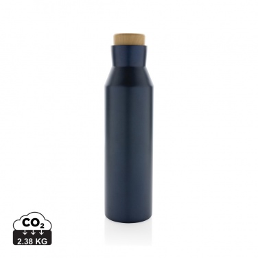 Logo trade advertising products picture of: Gaia RCS certified recycled stainless steel vacuum bottle