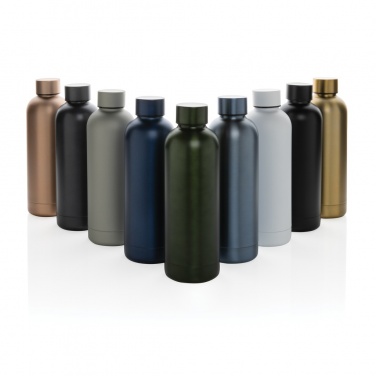 Logo trade promotional giveaways image of: RCS Recycled stainless steel Impact vacuum bottle