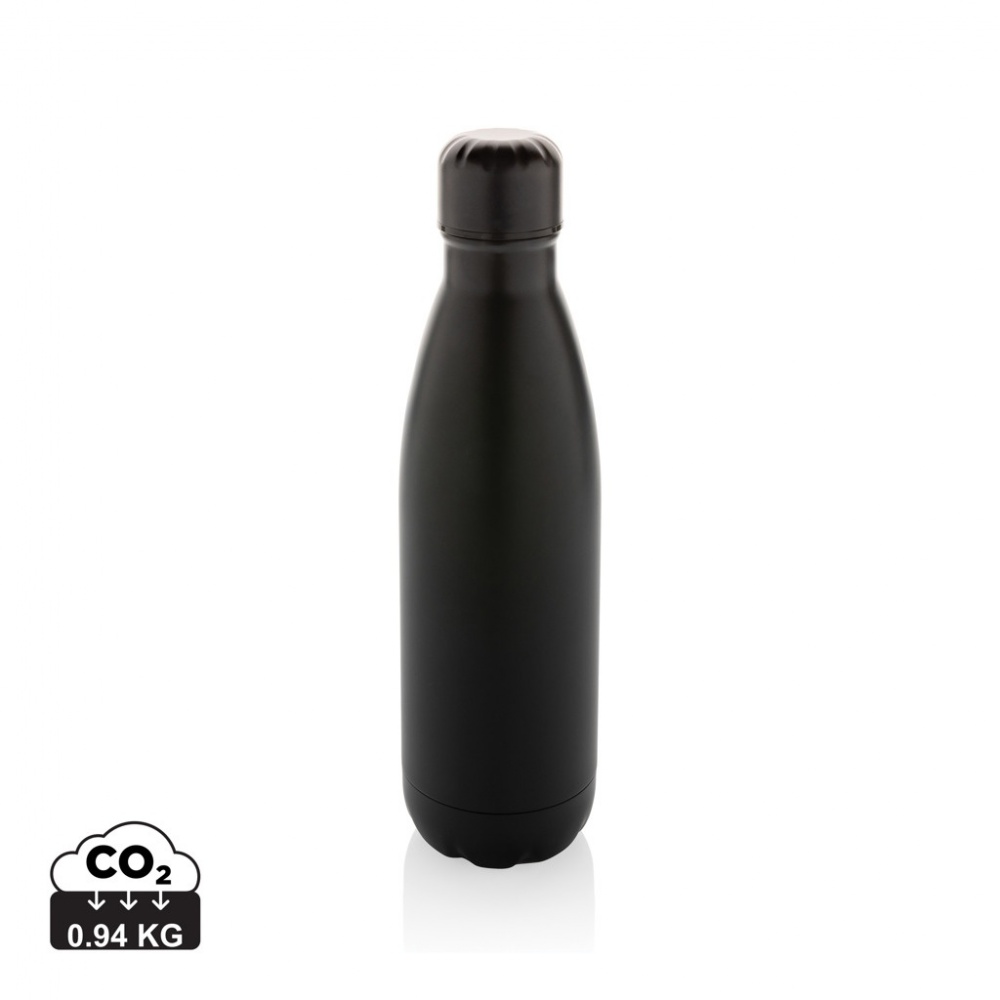 Logo trade promotional giveaway photo of: Eureka RCS certified re-steel single wall water bottle