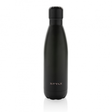 Logotrade promotional product picture of: Eureka RCS certified re-steel single wall water bottle