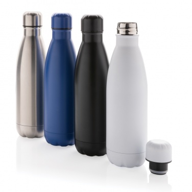 Logo trade promotional giveaways image of: Eureka RCS certified re-steel single wall water bottle