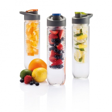 Logo trade corporate gifts image of: Water bottle with infuser