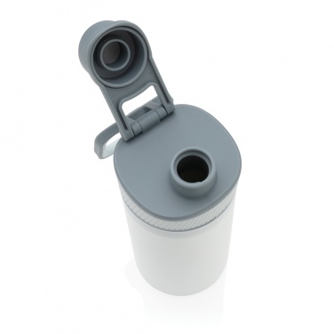 Logo trade promotional merchandise picture of: Vacuum stainless steel bottle with sports lid 550ml