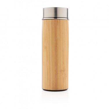 Logotrade advertising product picture of: Leak proof bamboo vacuum bottle