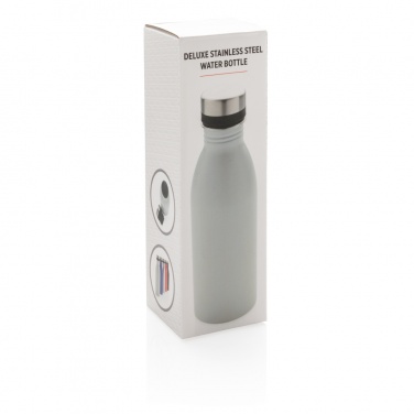 Logo trade advertising products picture of: Deluxe stainless steel water bottle