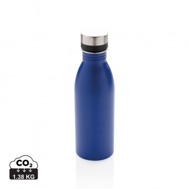 Logo trade promotional products image of: Deluxe stainless steel water bottle