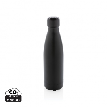 Logotrade business gift image of: Solid colour vacuum stainless steel bottle 500 ml