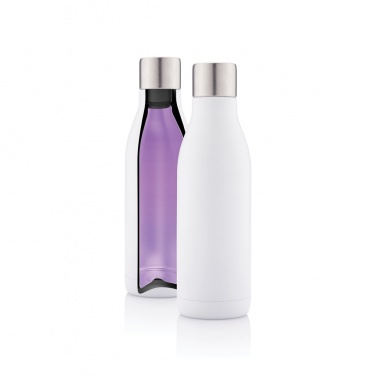 Logo trade advertising products picture of: UV-C steriliser vacuum stainless steel bottle