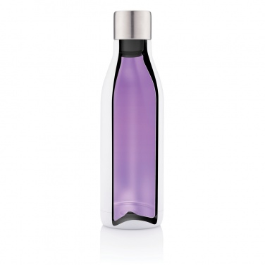 Logo trade business gifts image of: UV-C steriliser vacuum stainless steel bottle